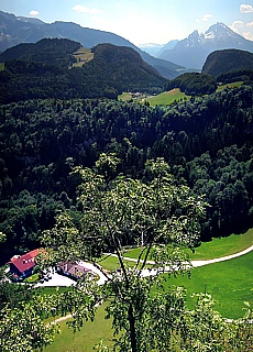 Blick vom Kleinen Barmstein Richtung Watzmann