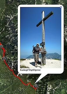 GPS-Track hiking Prediktstuhl Schlegelmuldenalm Karkopf mountains