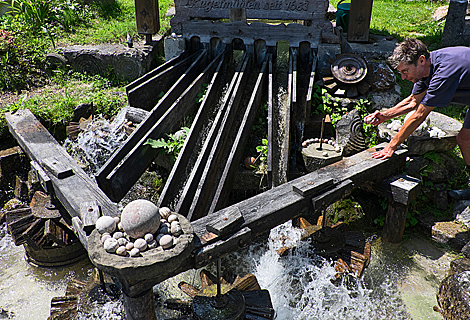 Kugelmhle an der Almbachklamm