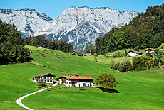 Blick zum Untersberg