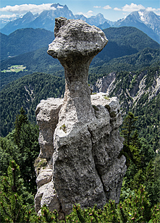Steinerne Agnes im Lattengebirge