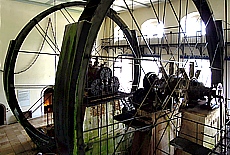 Machine hall of the old salt mines in Bad Reichenhall