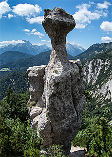 Steinerne Agnes im Lattengebirge