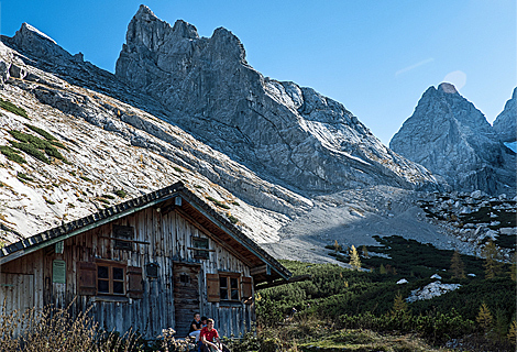 Blaueis Gletscher in der Ramsau