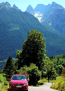 VW Golf GTD Fahrspass in der Ramsau
