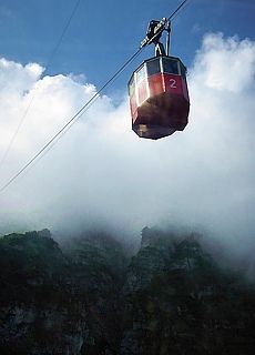 Prediktstuhl cable car in Bad Reichenhall