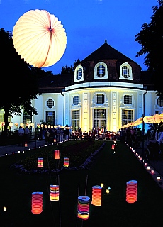 Lantern festival in the Kurhaus of Bad Reichenhall