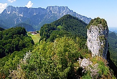 Blick von den Barmsteinen zum Untersberg