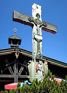 Summit cross of Kneifelspitze