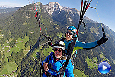 Paragliding vom Jenner hinunter zum Knigssee