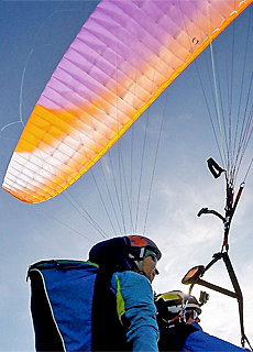 Tandem Paragliding am Jenner