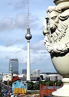 View from Jendarmenmarket to Alexanderplace