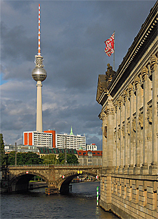 Fernsehturm Alex, Spree, Bodemuseum