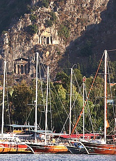 Lykische Felsengrber in Fethiye