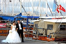 Hochzeit im Yachthafen von Fethiye