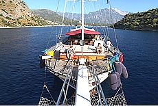 Kaya Yachting Gulet Tersane 10 in the Bay of Gemiler