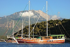 Babadag Mountain in the Bay of Gemiler