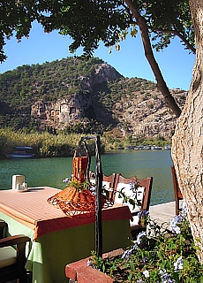 Restaurant bei den Felsengrbern von Dalyan