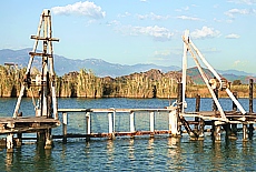 Fischschleuse in der Sumpflandschaft von Dalyan