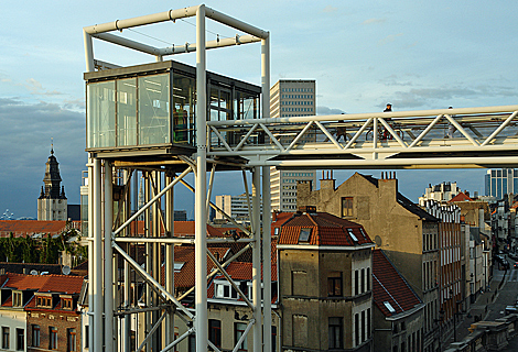 Elevator at Kunstberg Mont des Arts