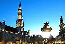 Town hall at Grande Place in Brussels