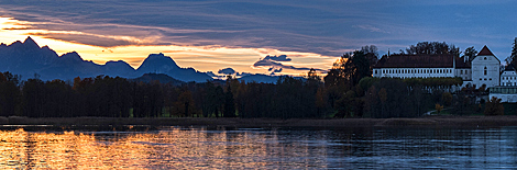 Sonnenuntergang auf der Herreninsel