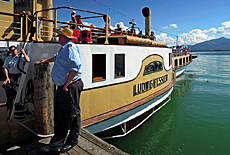 Chiemsee Kapitne auf der Ludwig Fessler