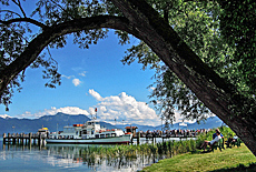 Bootsteg auf der Fraueninsel