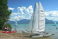 Segelboote am Chiemsee