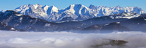 Alpenblick von der Kampenwand