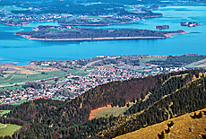 Chiemsee, Herreninsel, Fraueninsel, Krautinsel