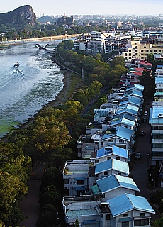 City Guilin on river Li