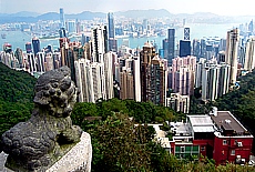 Skyline Hongkong vom Peak