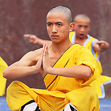Kongfu Mnch im Shaolin Kloster