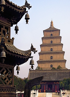 Big wild goose pagoda in Xian