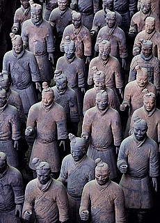 Terrakotta army in Xian