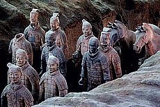 Terrakotta army in Xian