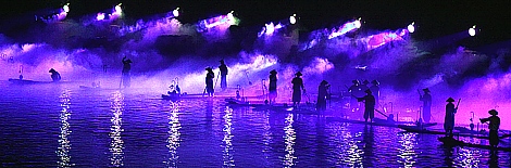 Watertheater in Yangshuo