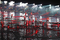 Wassertheater in Yangshuo