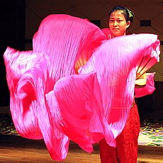 Chinese dance during the Yangtze cruise