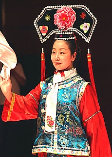 Fashion show during the Yangtze cruise