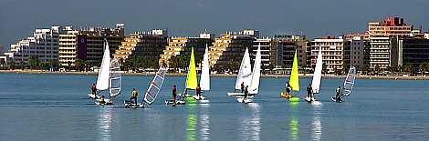 Sailing school on the Costa Brava in Rose
