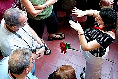 In the name of the Rose in Dali Museum Figueres