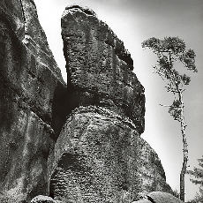 Schram gate in Elbe Sandstone Mountains