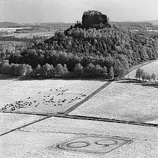 Elbsandstone mountain Zirkelstein