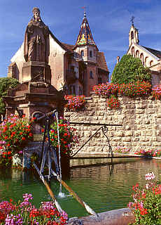 Water fountain in Ribeauville