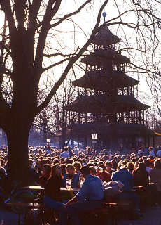 Chinese Tower in winter