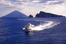 Siremar speedboat at Panarea