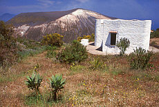 Lonesome cottage on Vulcano