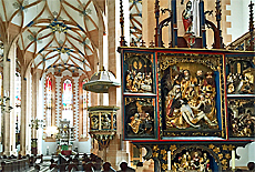 Altar in der St.Annenkirche in Annaberg-Buchholz